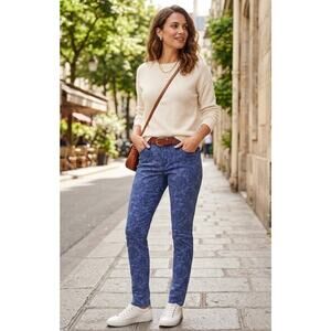 Sanctuary Denim Jeans Damask Charmer Skinny Leg Blue Size 30